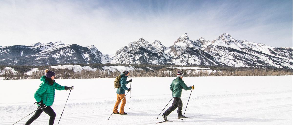 Cross-country skiing in Jackson Hole